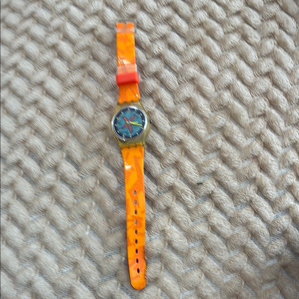 Swatch Kids Watch - Orange and Red